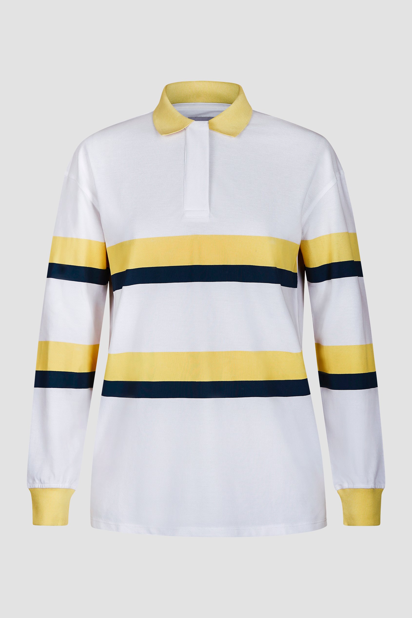 Women's Rugby Polo With Contrast Stripes