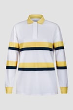 Women's Rugby Polo With Contrast Stripes