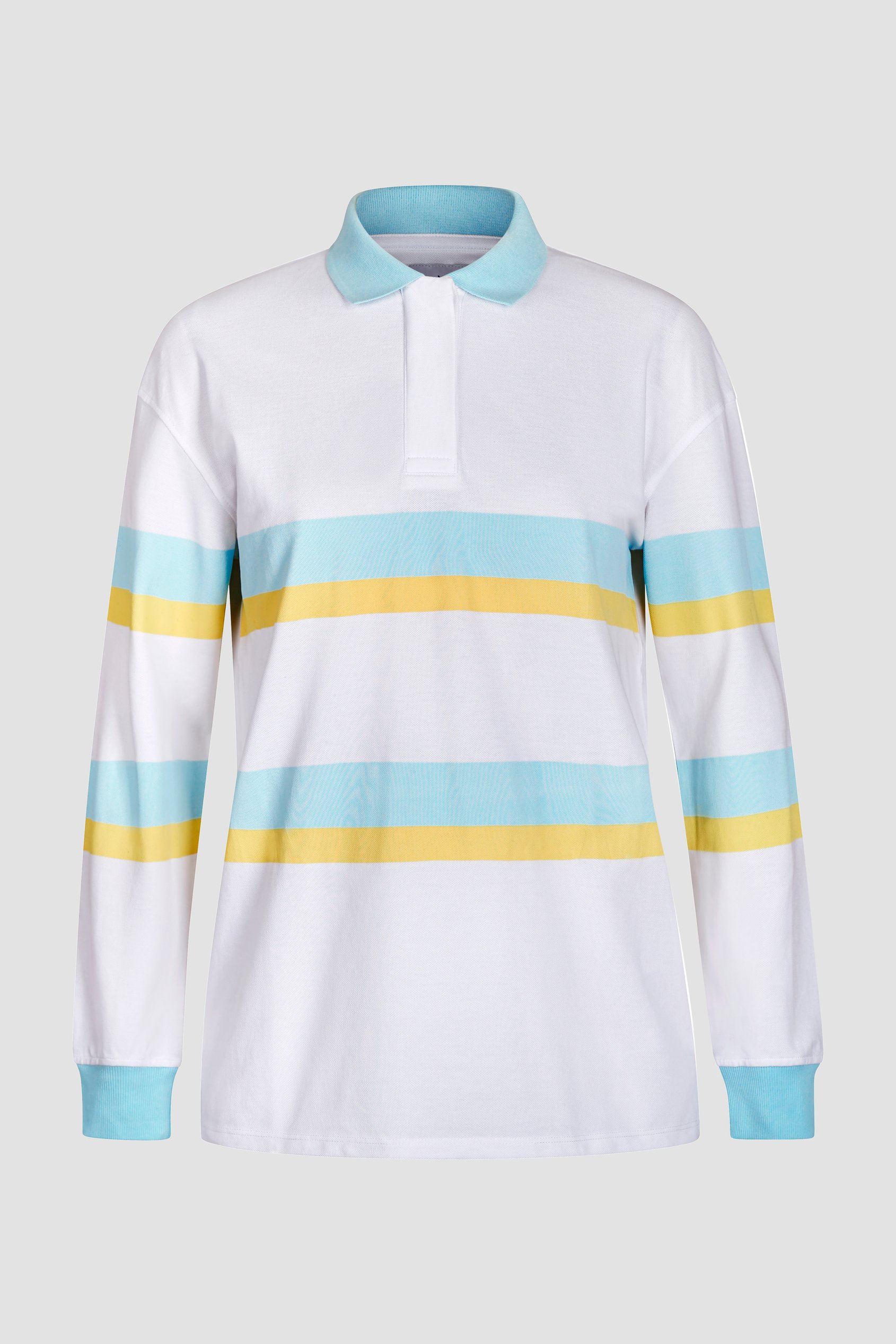 Women's Rugby Polo With Contrast Stripes