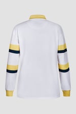 Women's Rugby Polo With Contrast Stripes