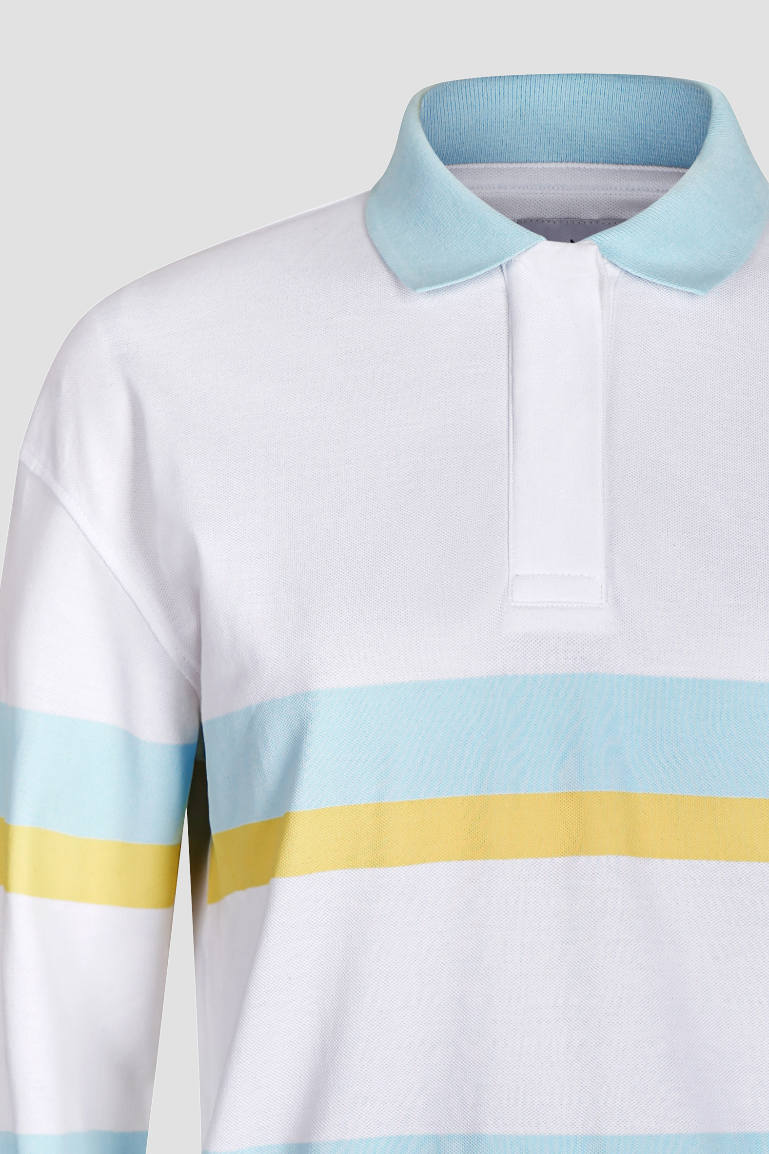 Women's Rugby Polo With Contrast Stripes