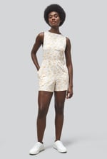 Sleeveless All Over Print Playsuit