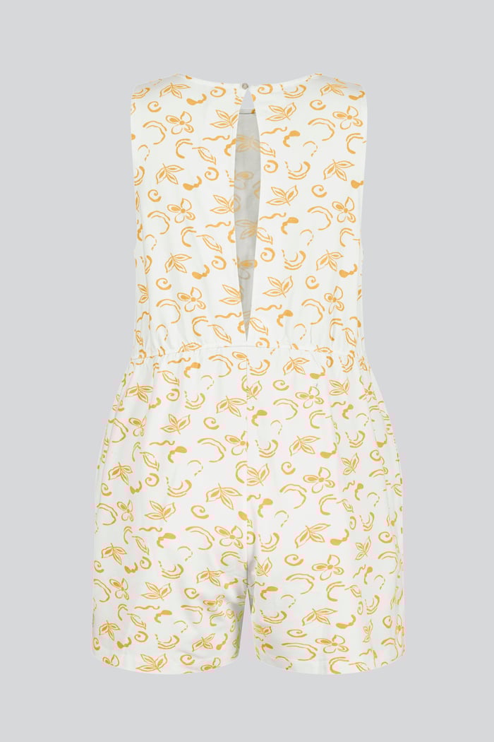 Sleeveless All Over Print Playsuit