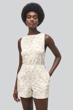 Sleeveless All Over Print Playsuit