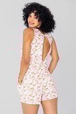 Sleeveless All Over Print Playsuit