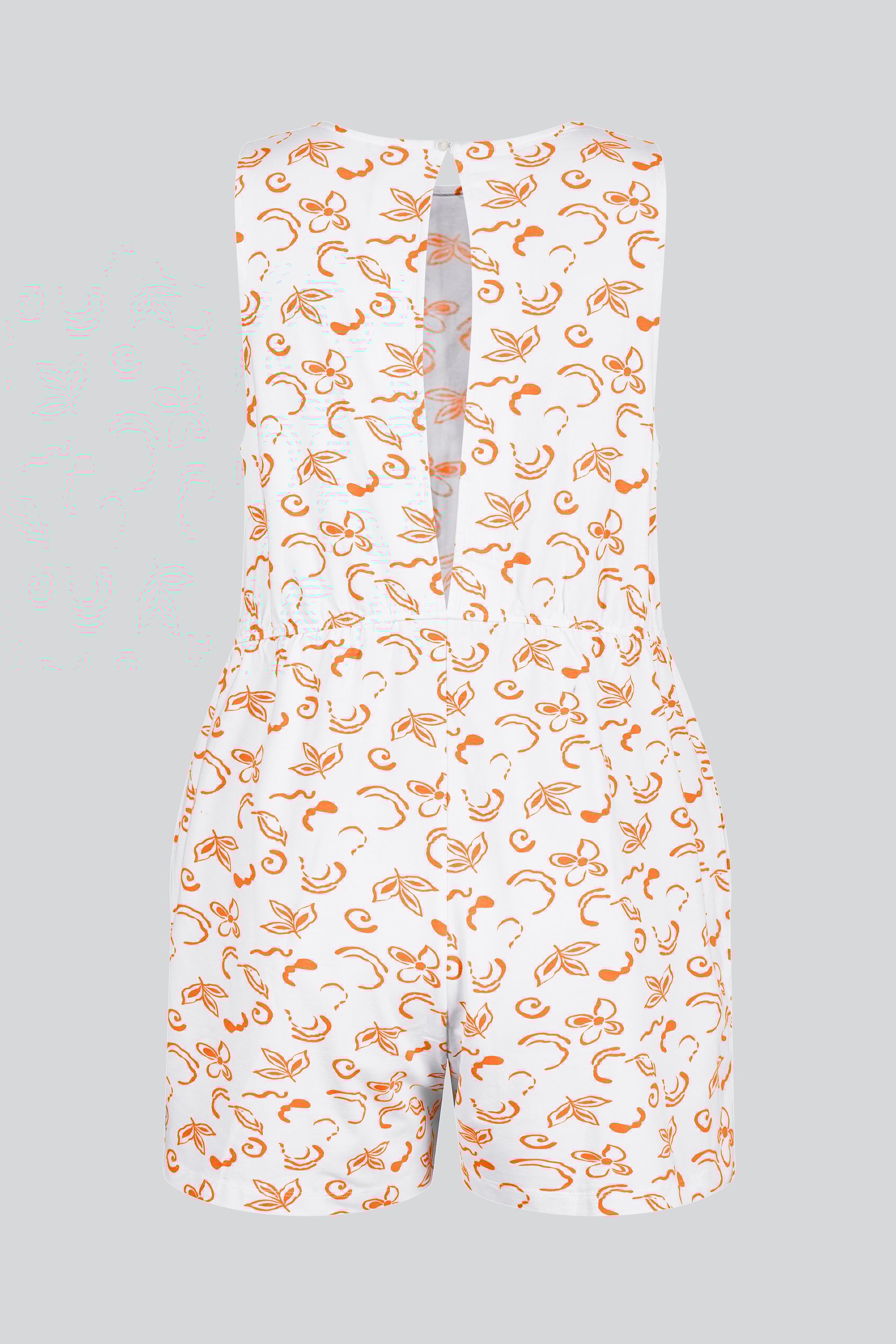 Sleeveless All Over Print Playsuit
