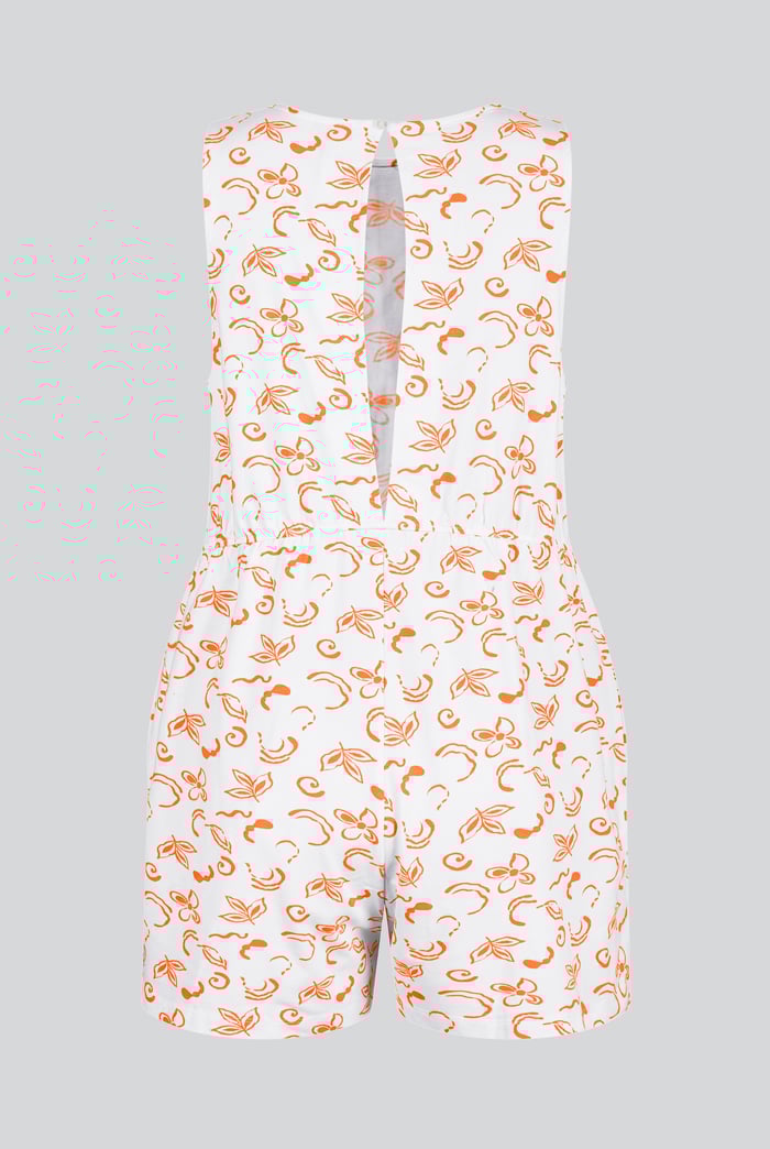 Sleeveless All Over Print Playsuit