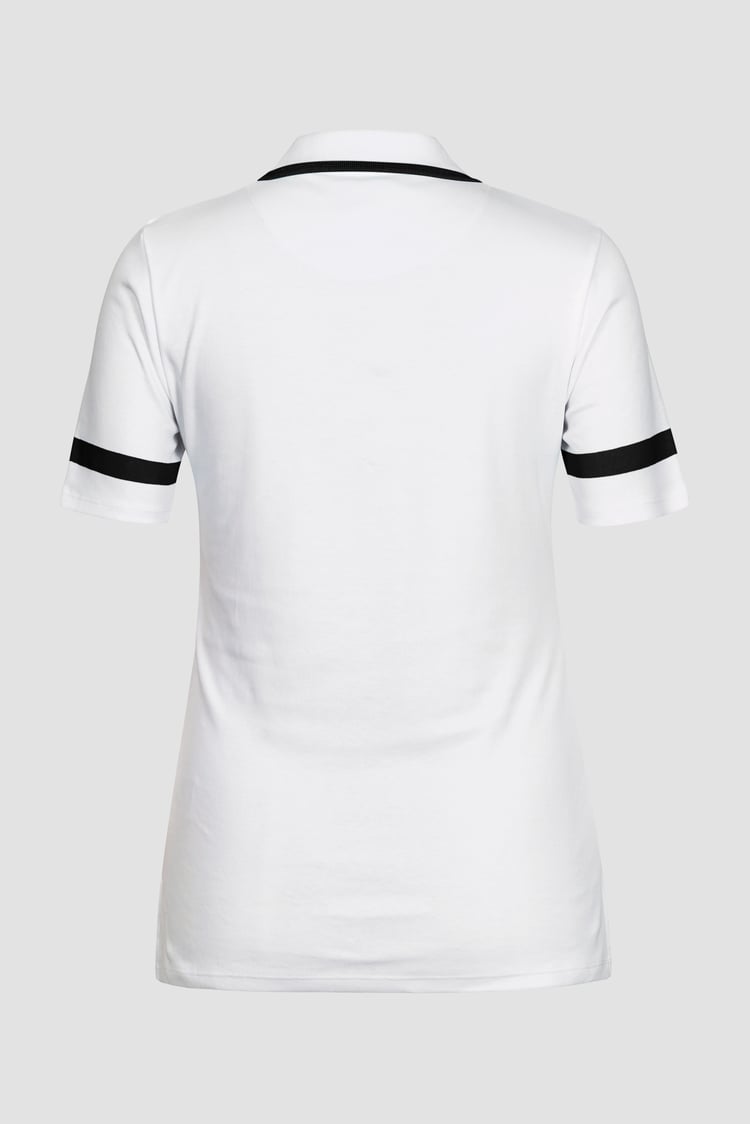 Cornelia stripe  Short Sleeve Polo Shirt