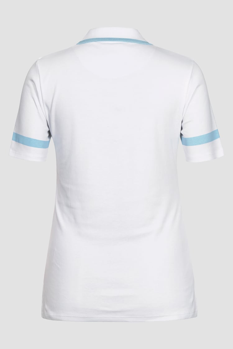 Cornelia stripe  Short Sleeve Polo Shirt