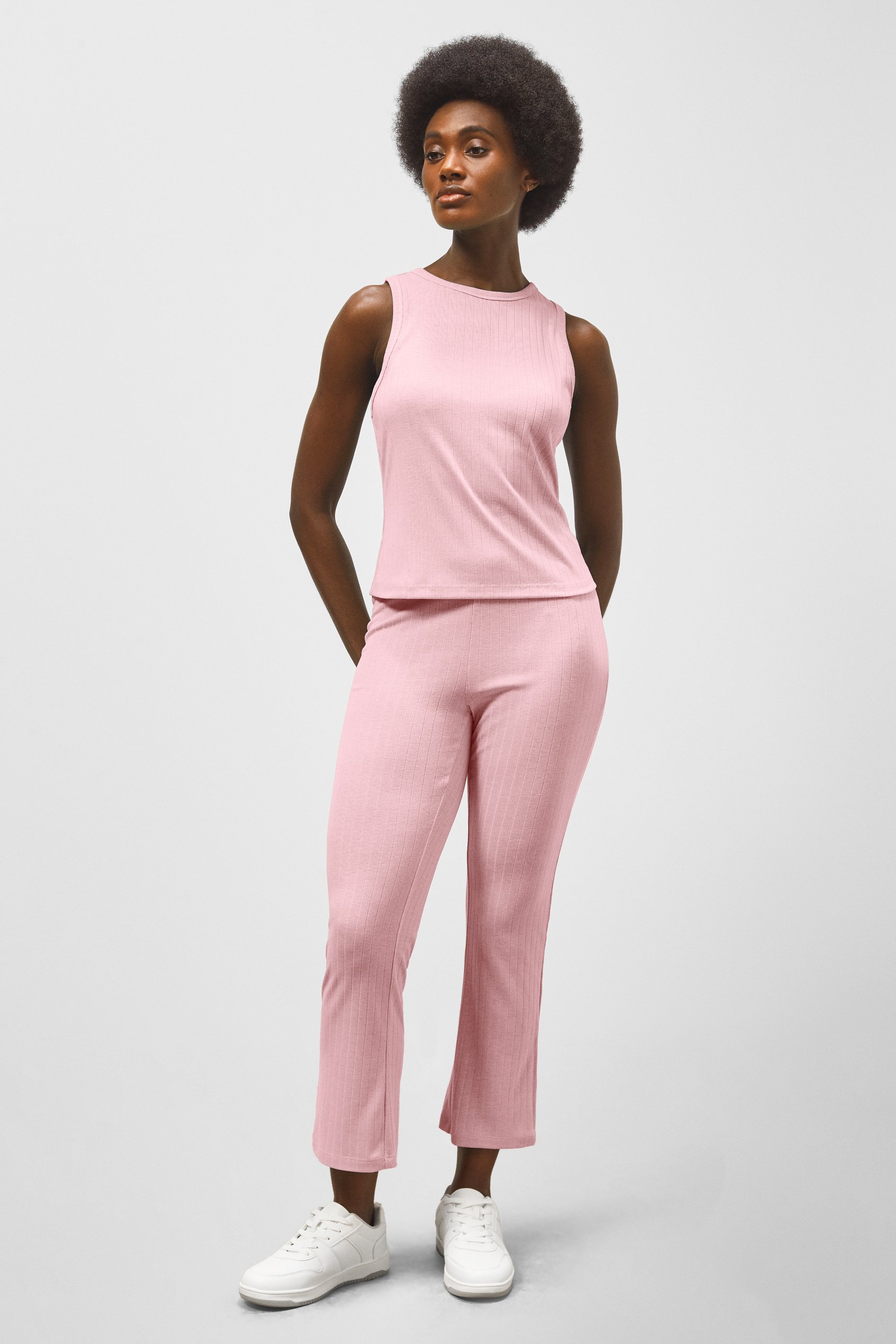 Comfortable Ribbed Lounge Set