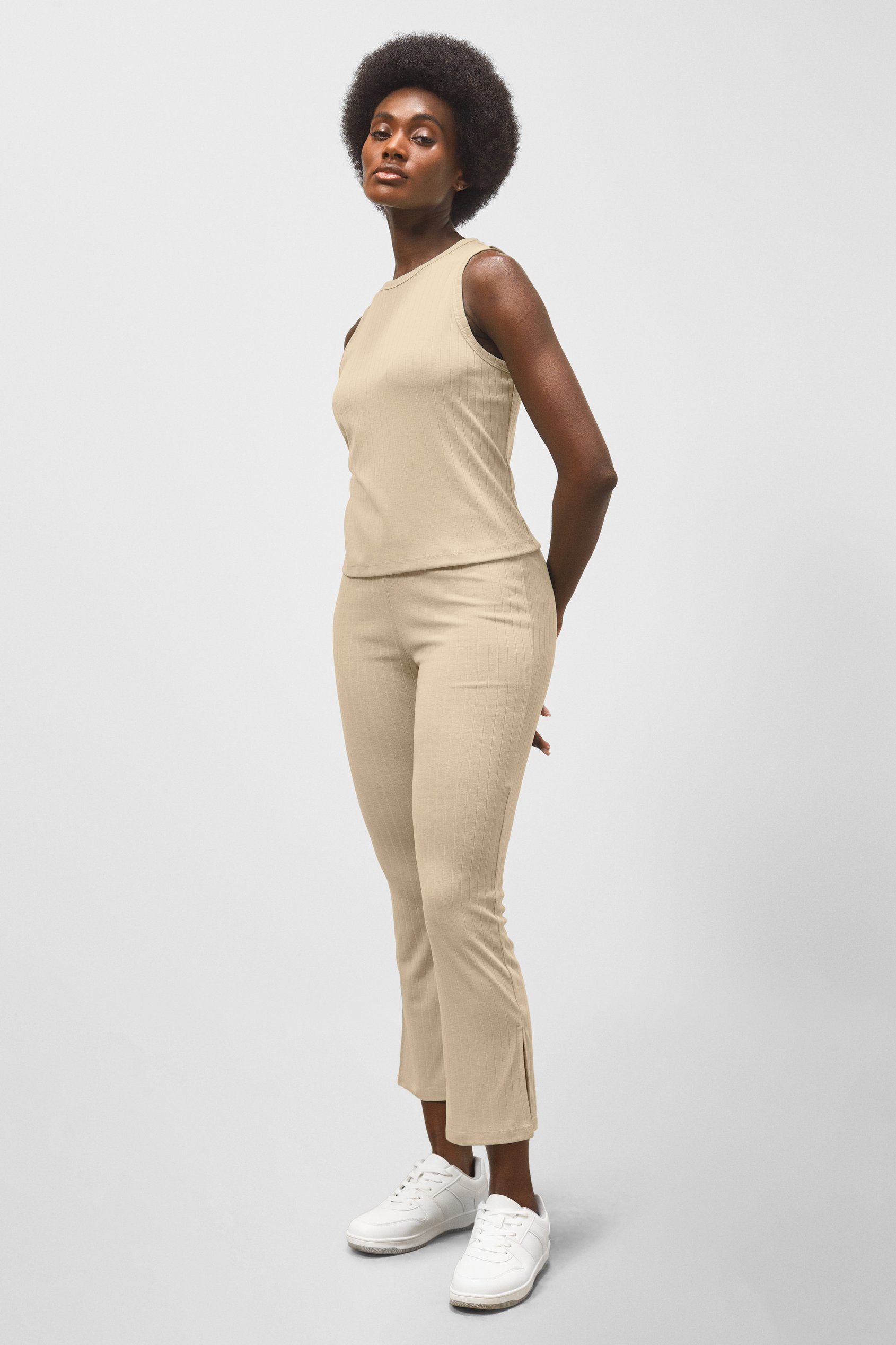 Comfortable Ribbed Lounge Set