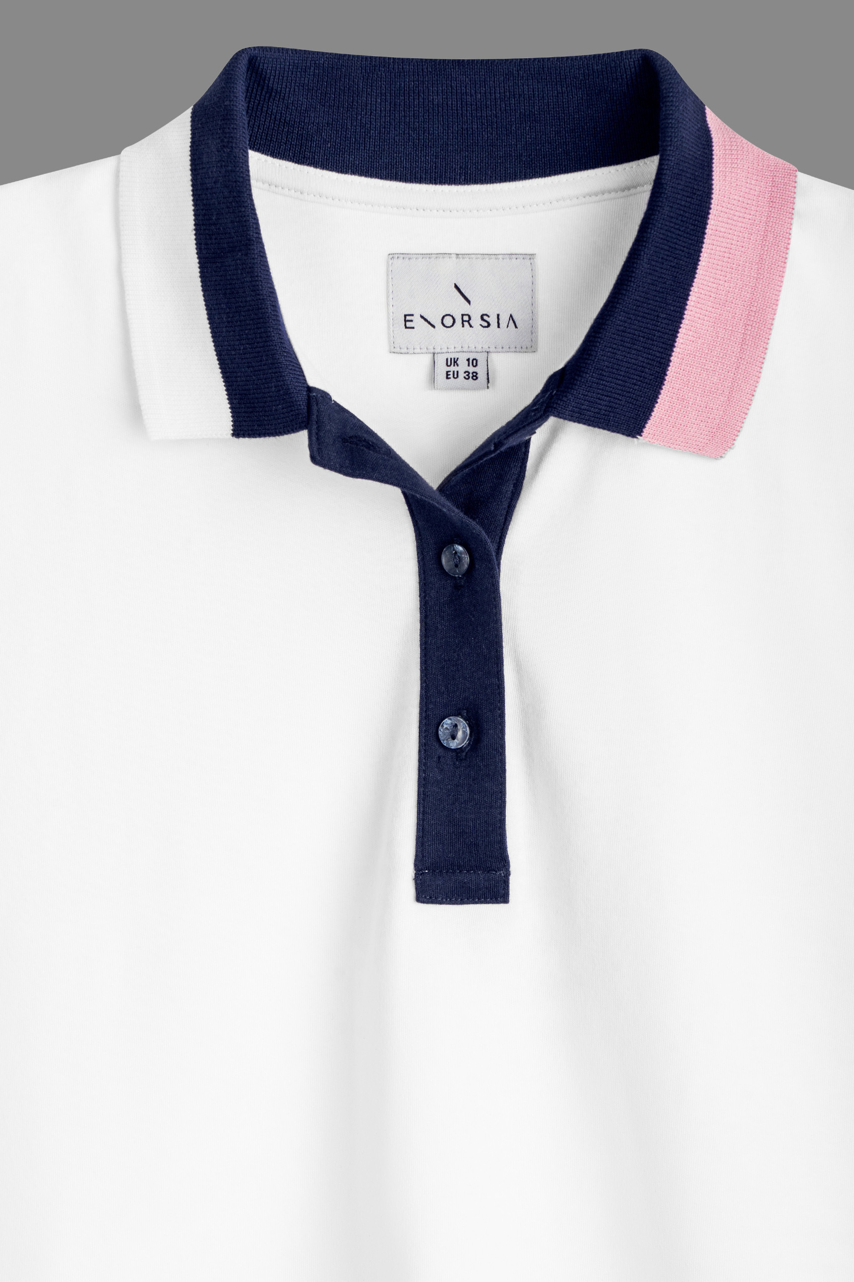 Twin Tipped Collar Cropped Polo Shirt