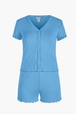 Deep V-Neck Lounge Set