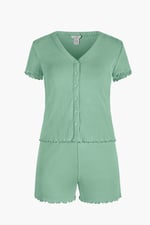 Deep V-Neck Lounge Set