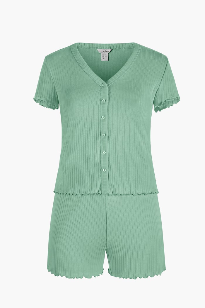 Deep V-Neck Lounge Set