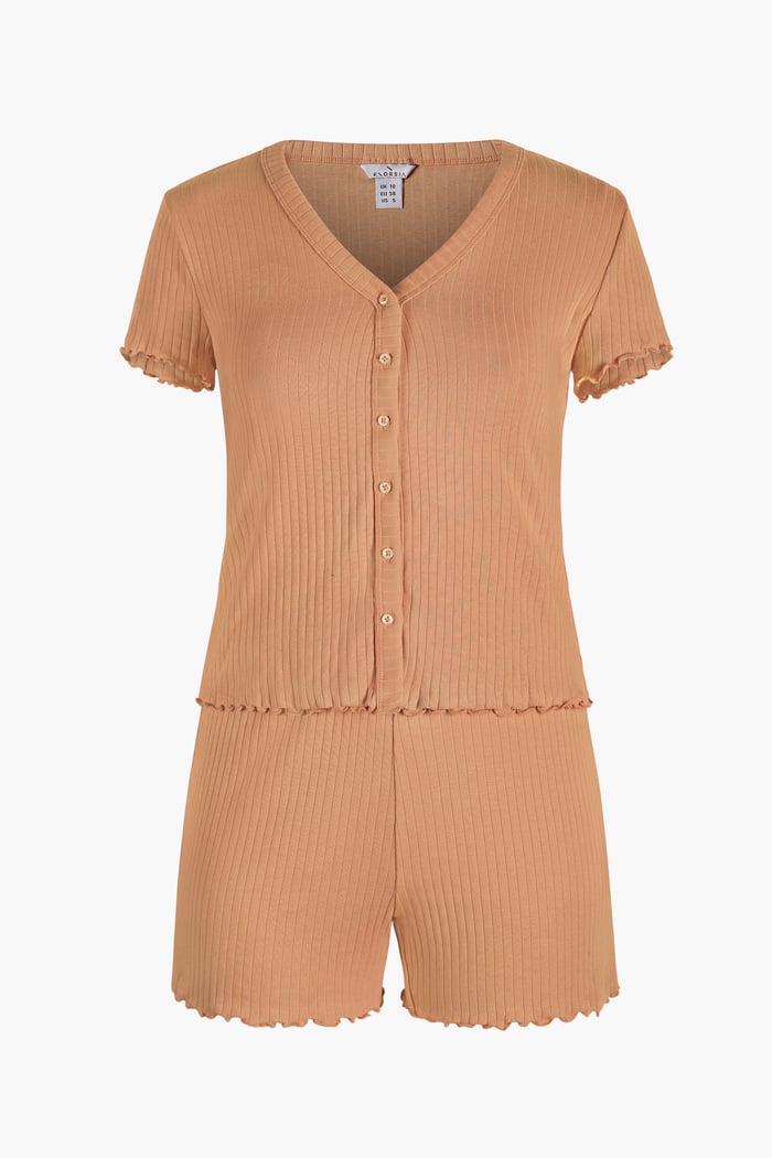 Deep V-Neck Lounge Set