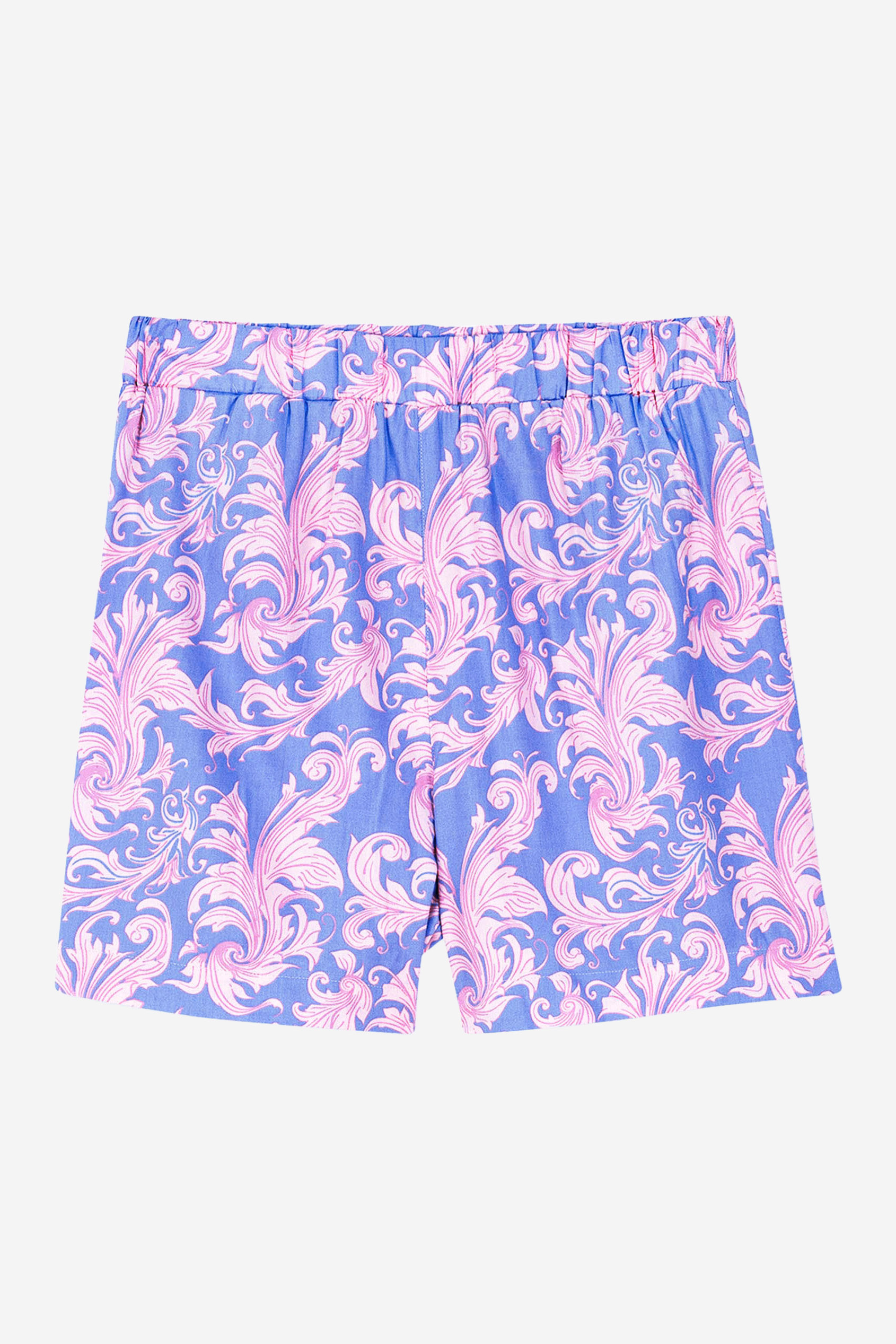 Printed Woven Shirt & Shorts Set
