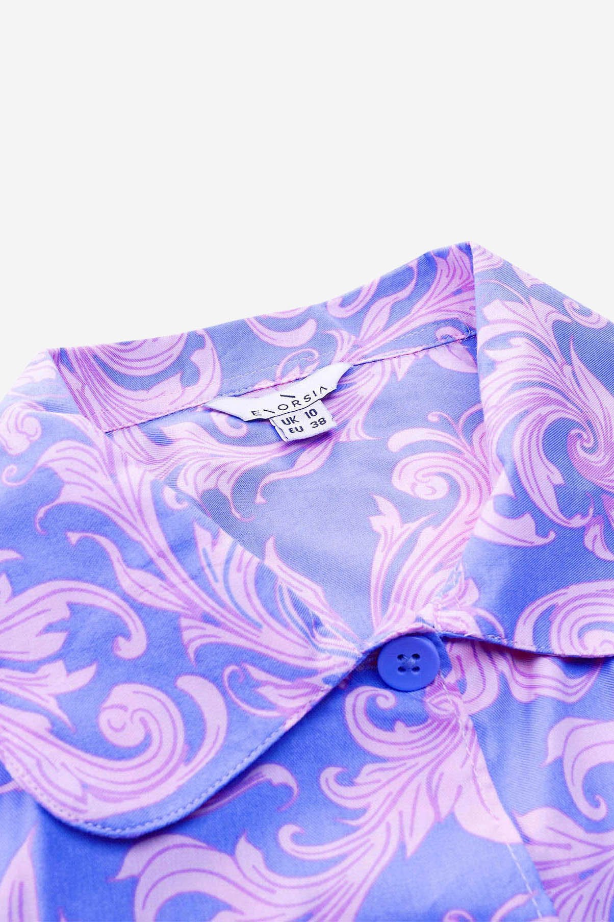 Printed Woven Shirt & Shorts Set