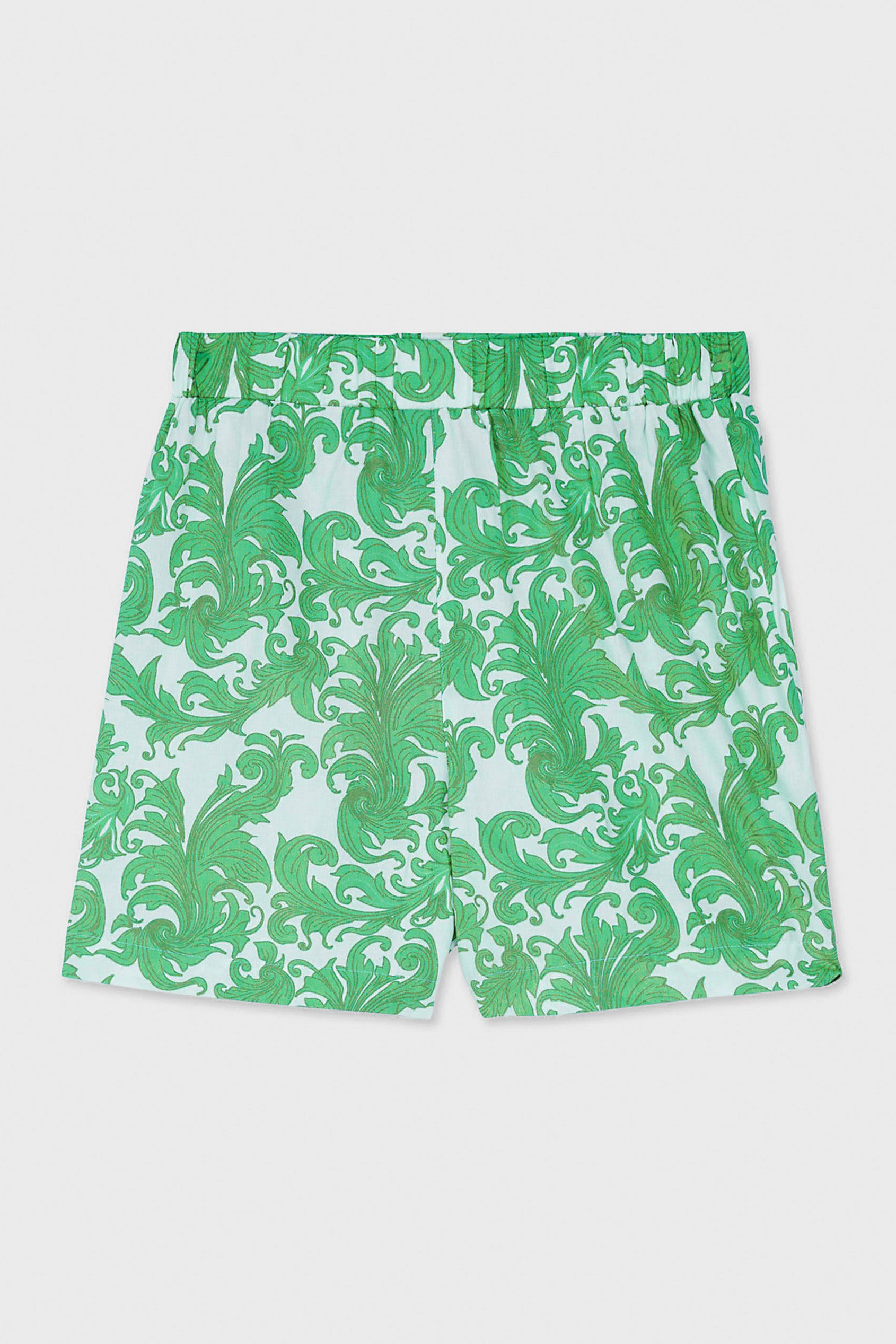 Printed Woven Shirt & Shorts Set