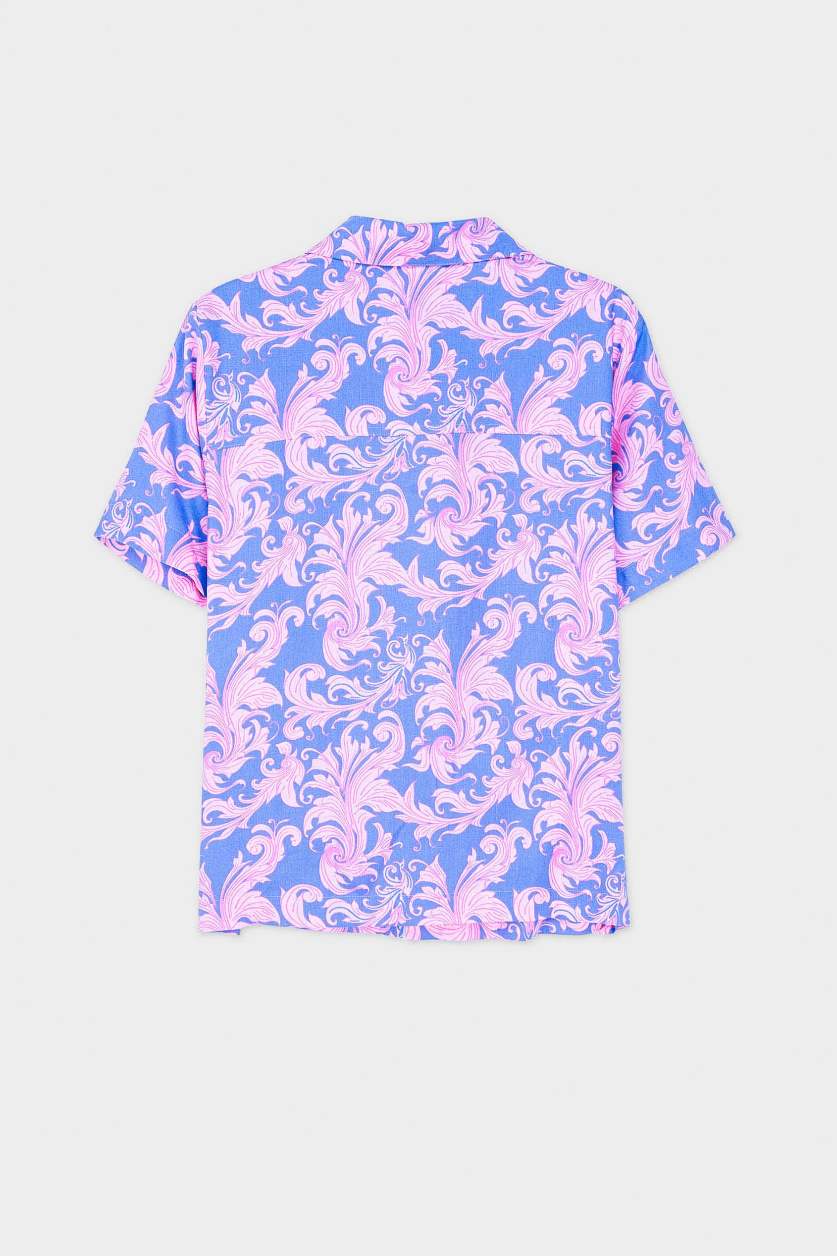 Printed Woven Shirt & Shorts Set