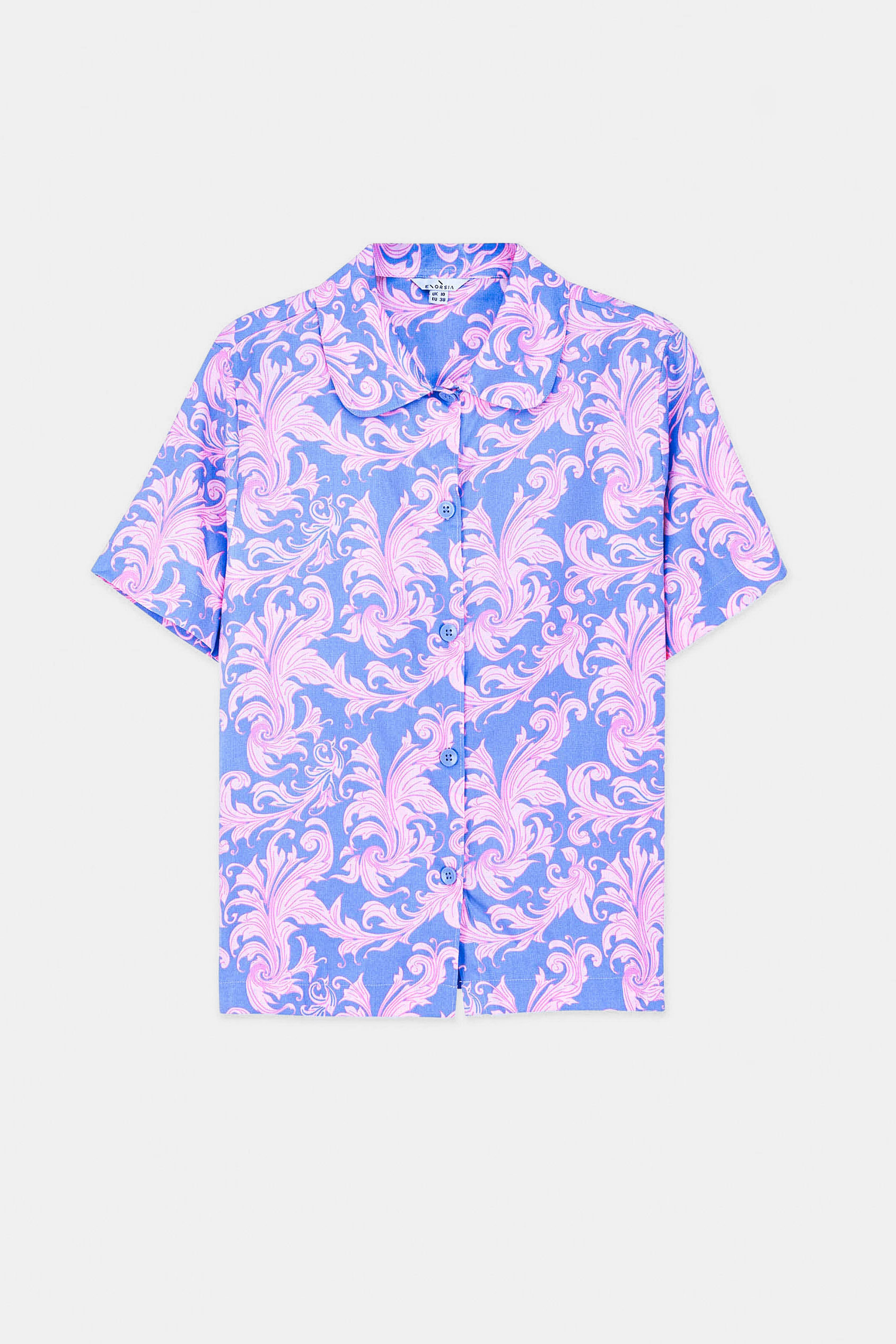 Printed Woven Shirt & Shorts Set