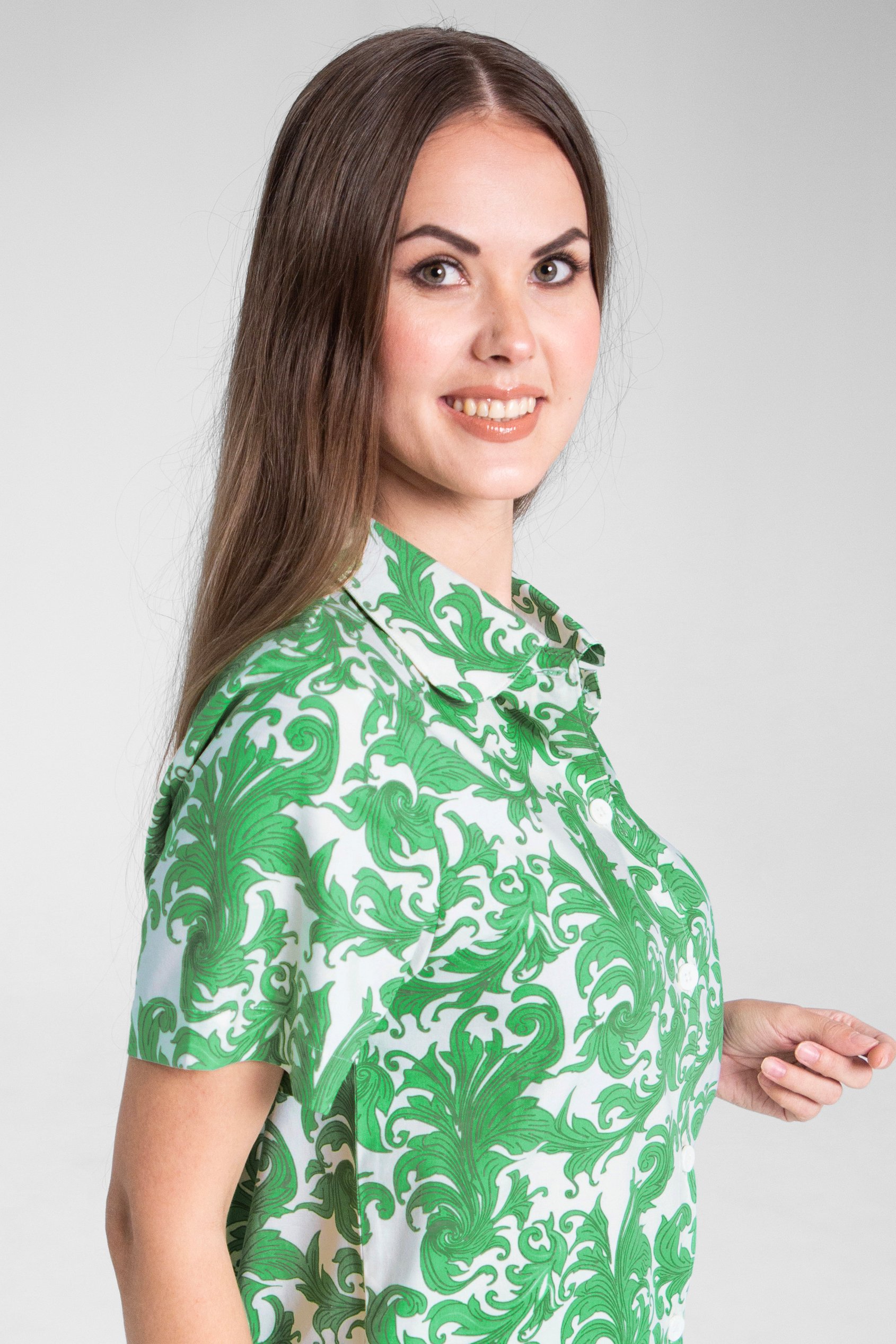 Printed Woven Shirt & Shorts Set