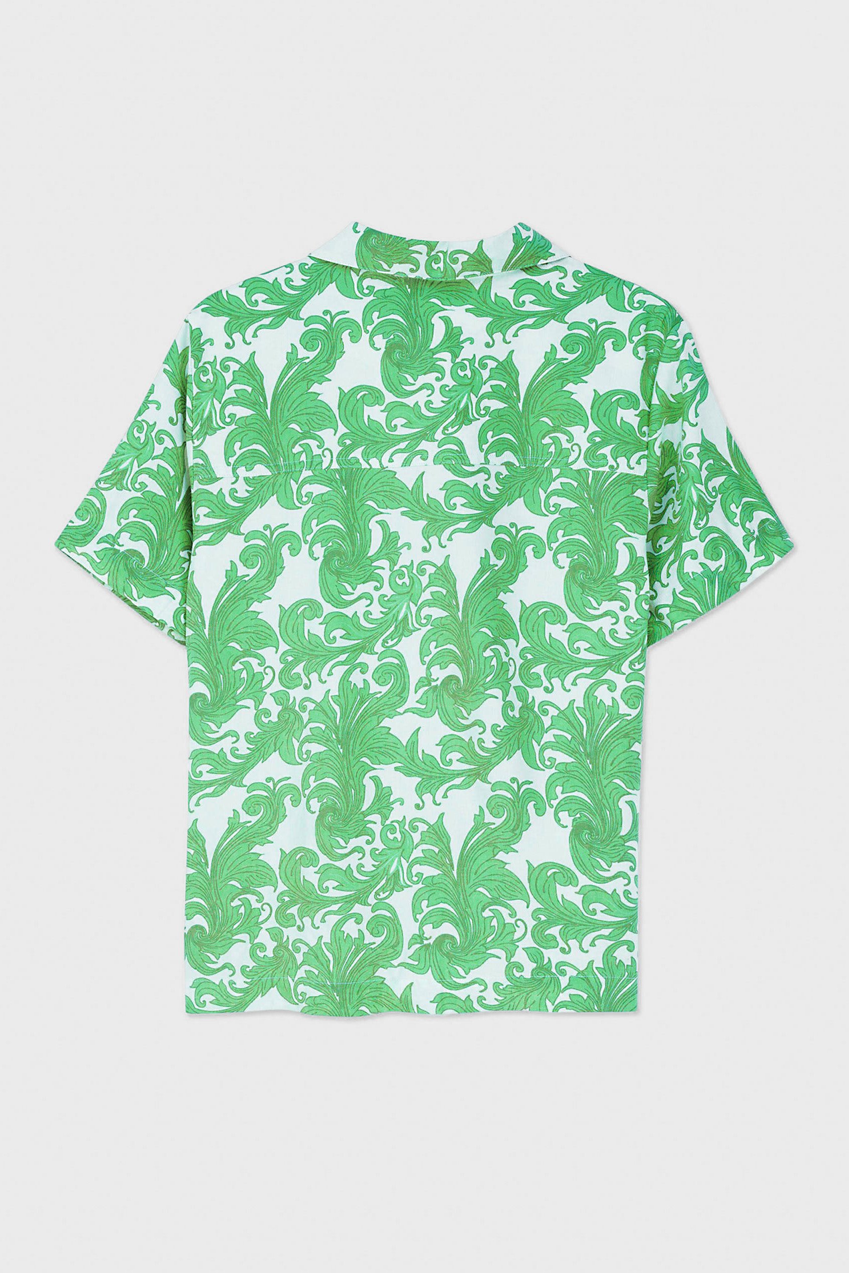 Printed Woven Shirt & Shorts Set