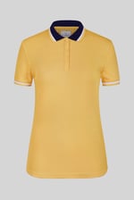 Women's Contrast Collar Jersey Polo Shirt