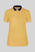 Women's Contrast Collar Jersey Polo Shirt