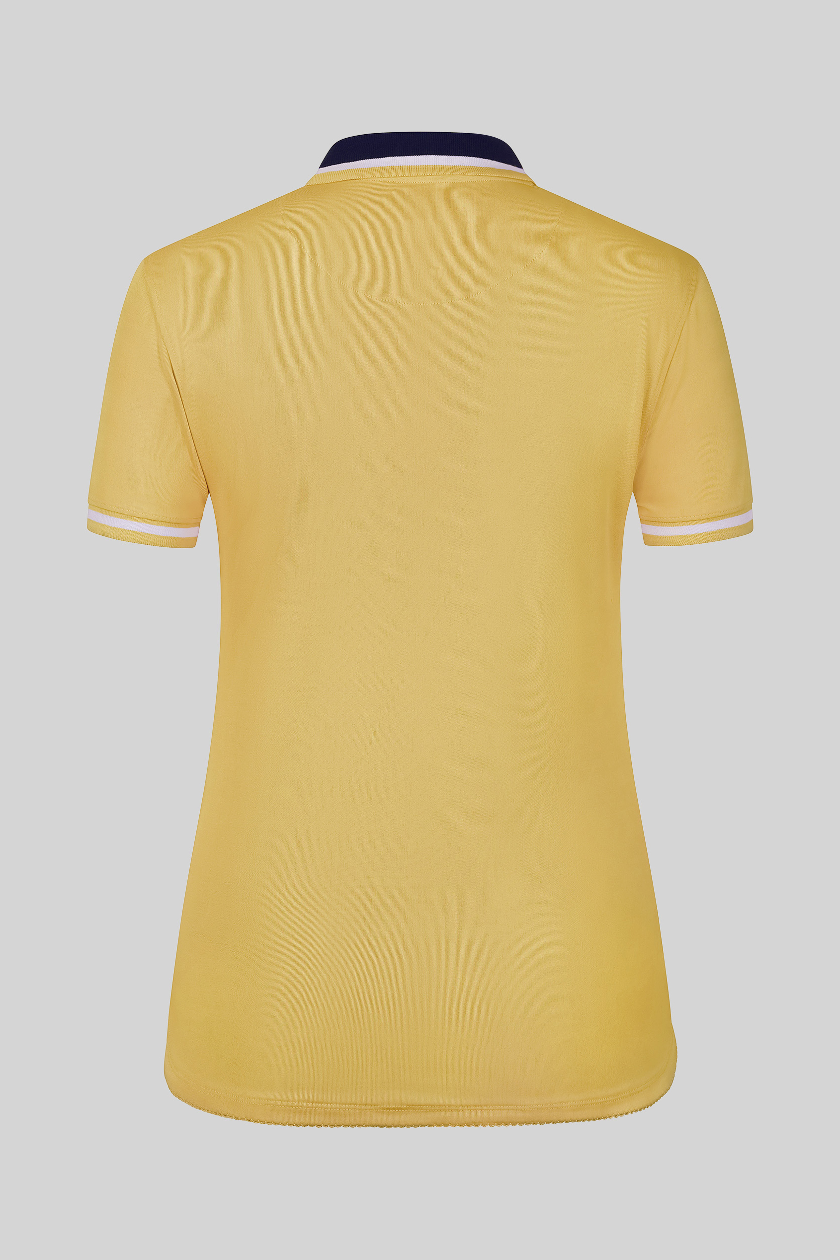 Women's Contrast Collar Jersey Polo Shirt