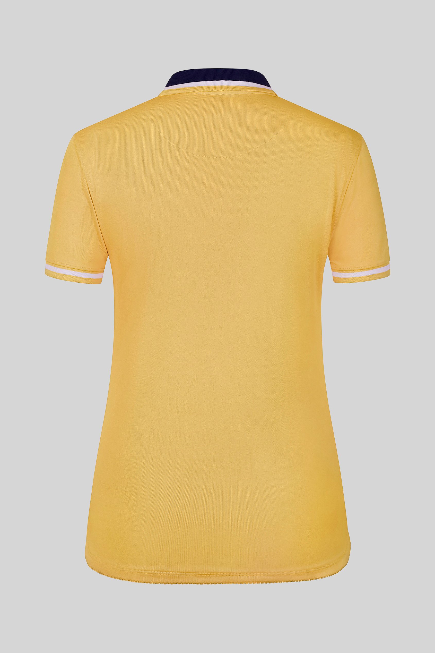 Women's Contrast Collar Jersey Polo Shirt