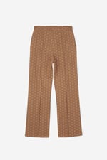 Womens Pleated Wide Leg Trouser