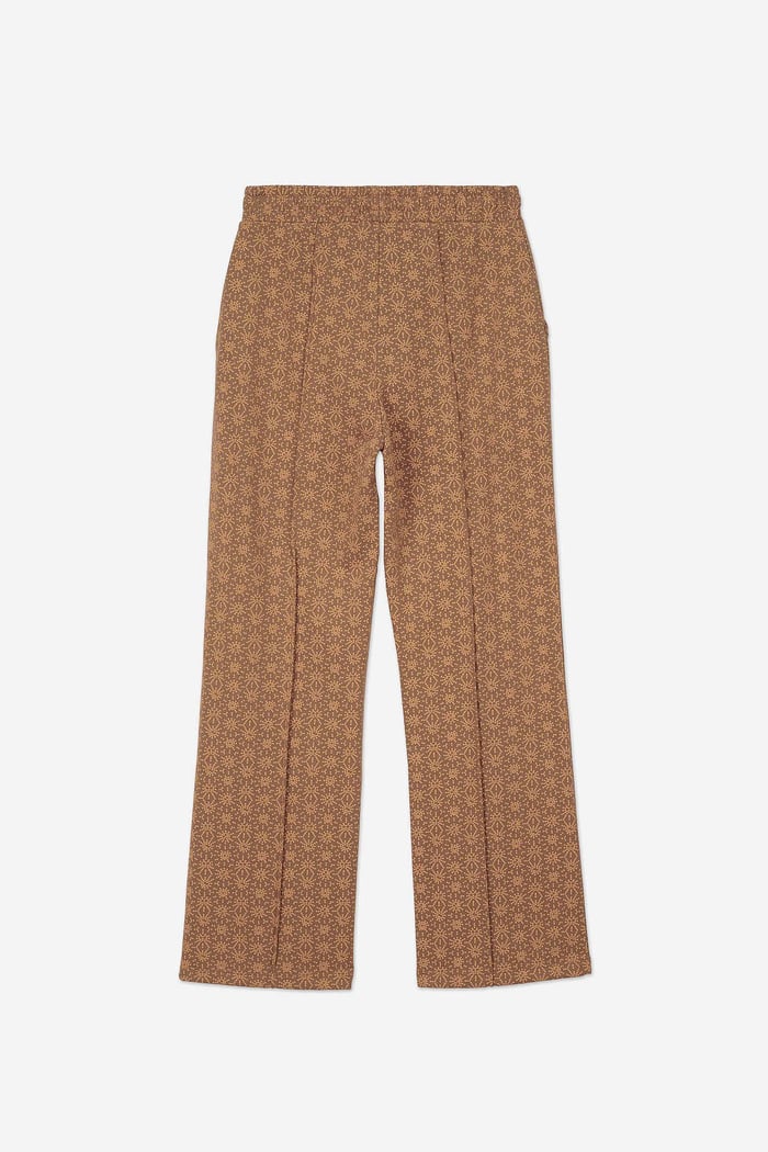 Womens Pleated Wide Leg Trouser