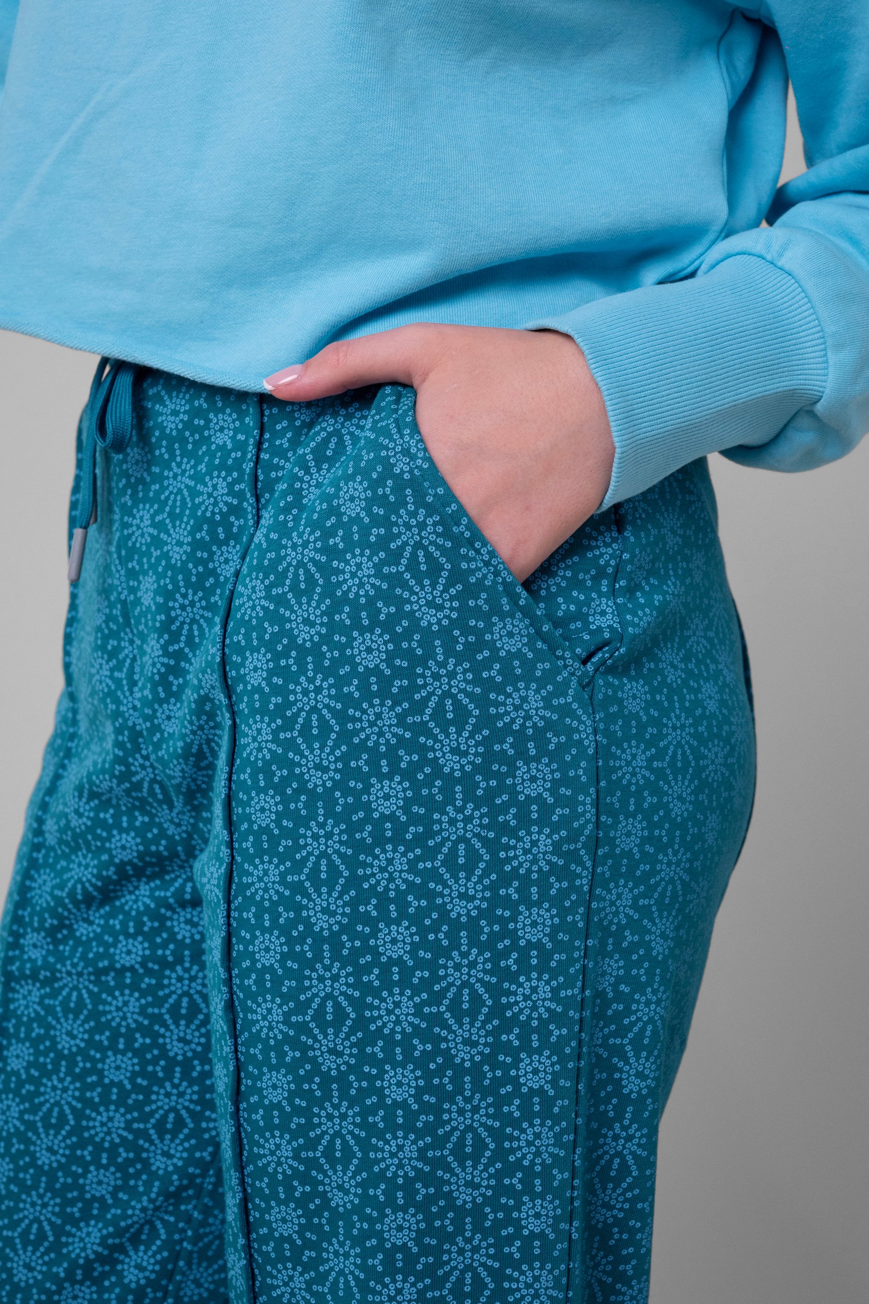 Womens Pleated Wide Leg Trouser