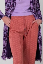 Womens Pleated Wide Leg Trouser