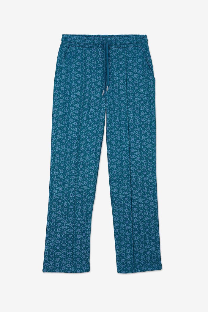 Womens Pleated Wide Leg Trouser