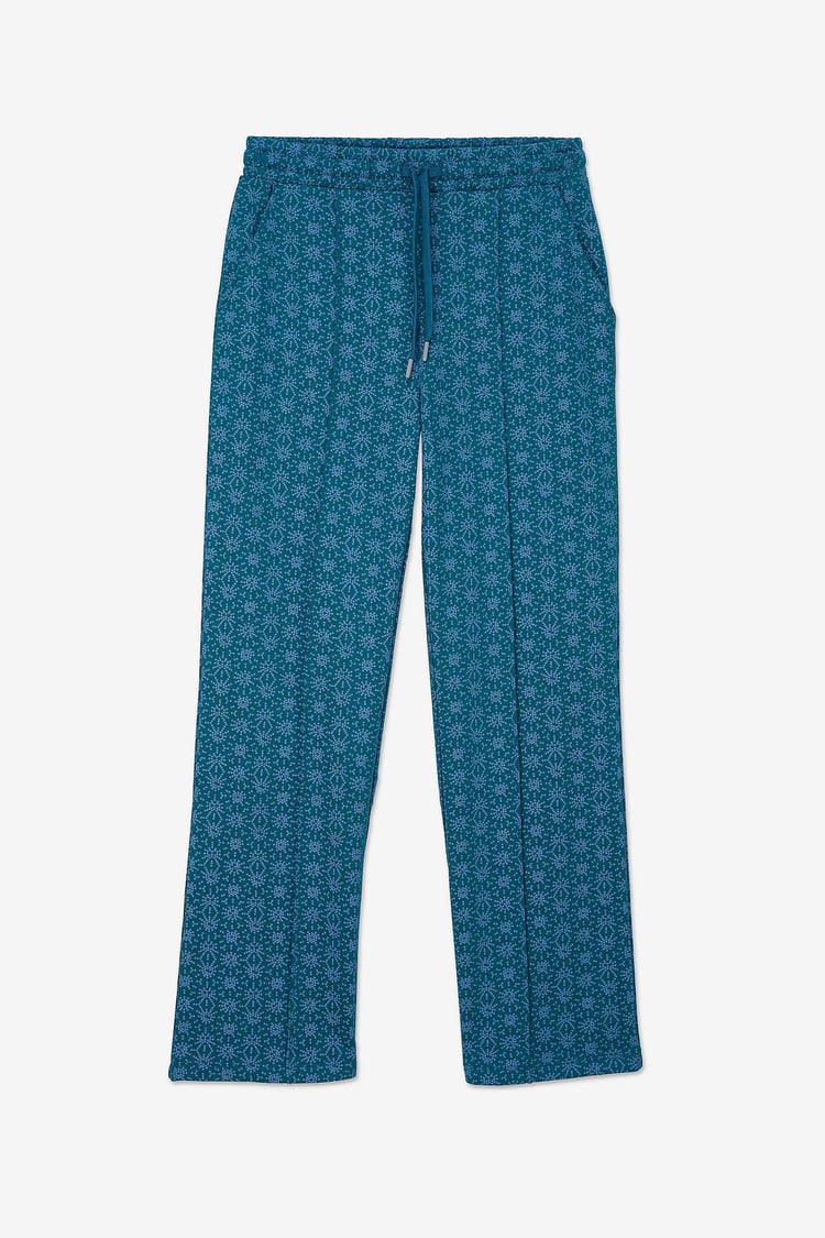 Womens Pleated Wide Leg Trouser