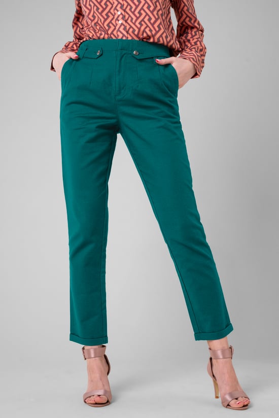Womens Tapered Leg Trouser