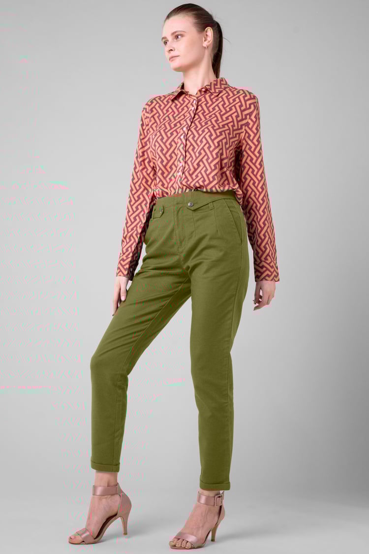 Womens Tapered Leg Trouser