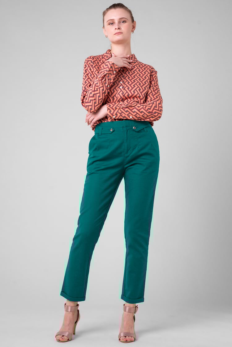 Womens Tapered Leg Trouser