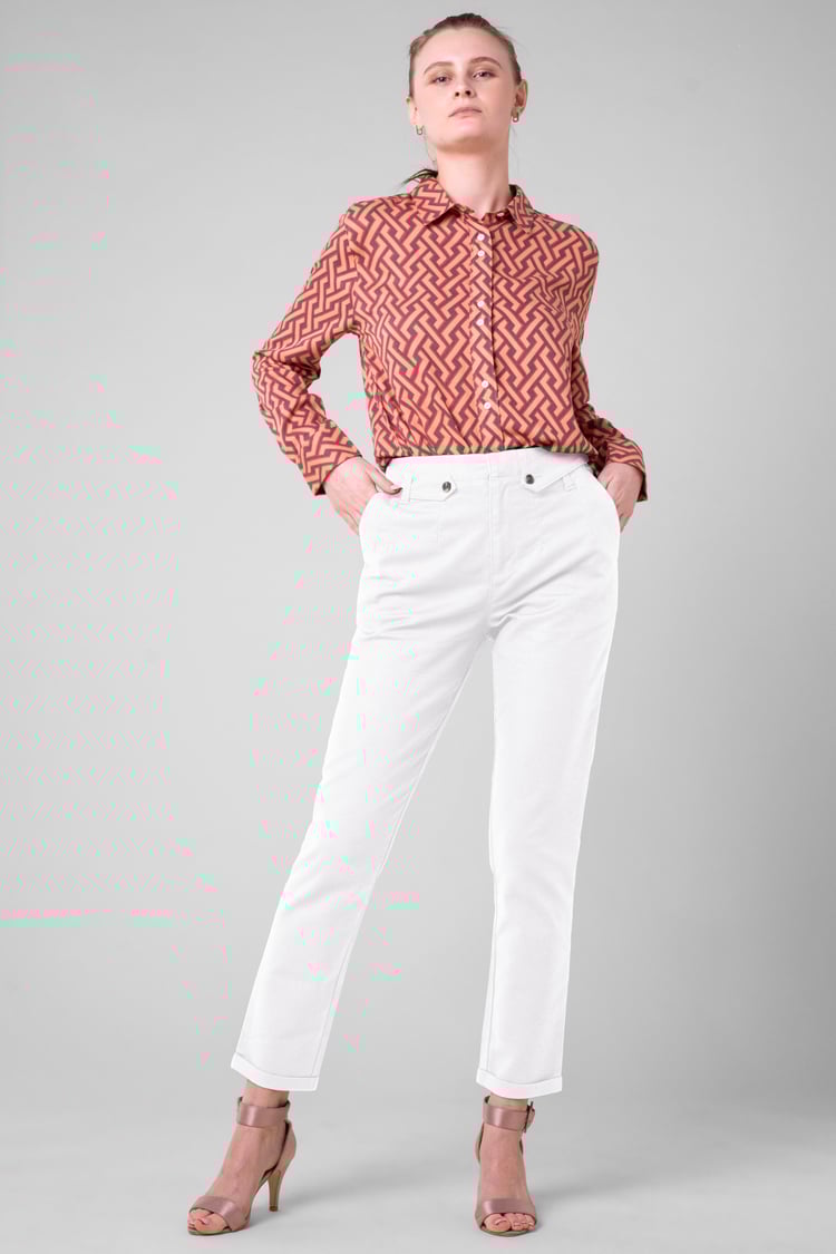 Womens Tapered Leg Trouser