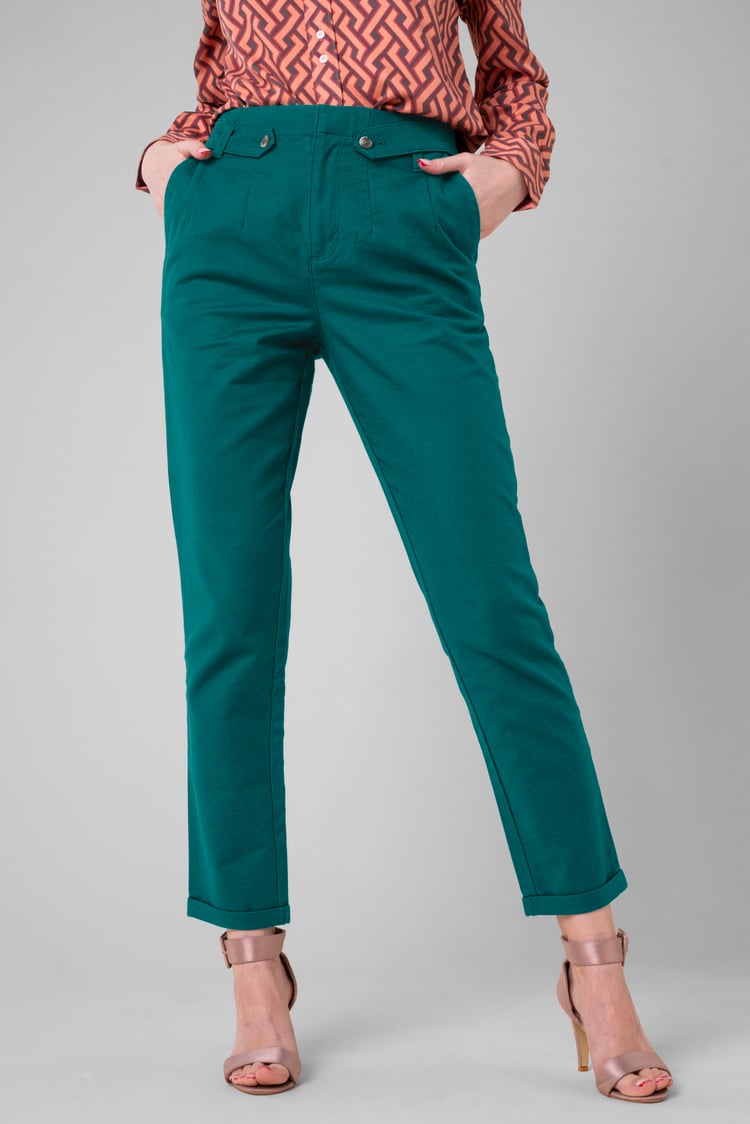 Womens Tapered Leg Trouser