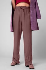 Womens Frill Trim Trouser