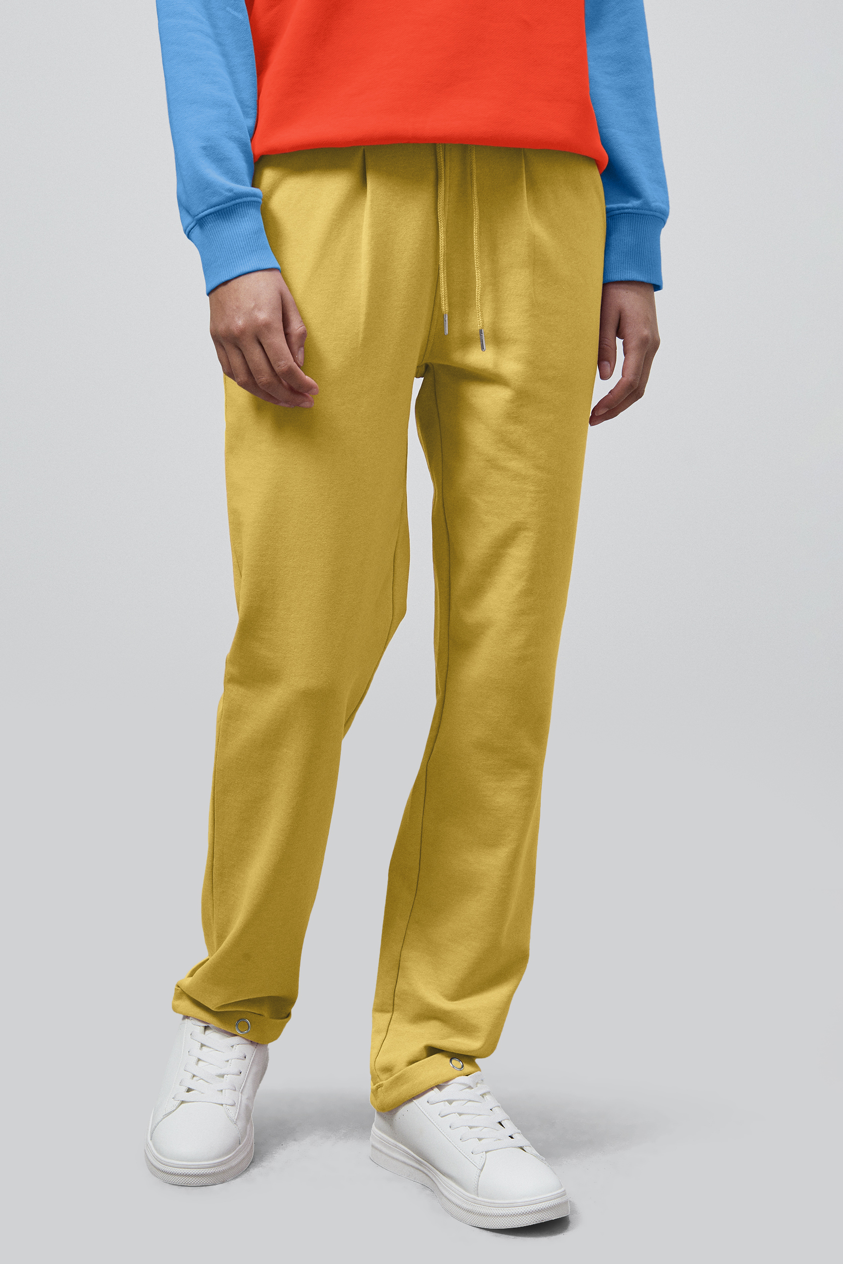 Roll -Up Hem Jersey Trousers