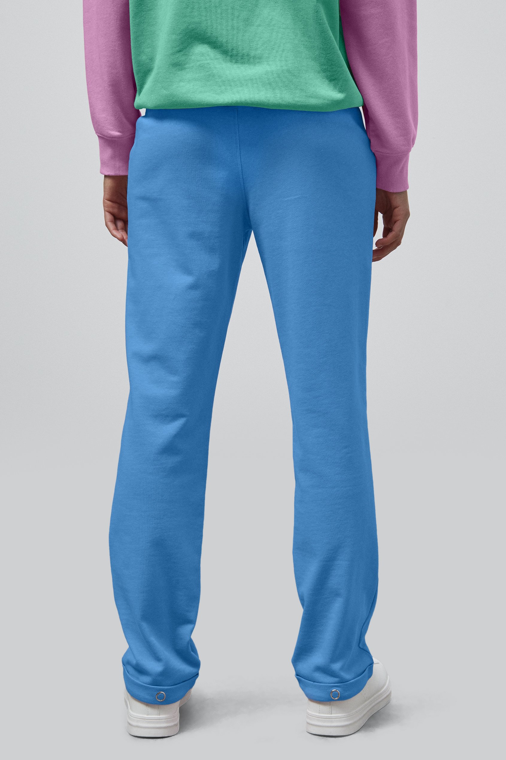 Roll -Up Hem Jersey Trousers