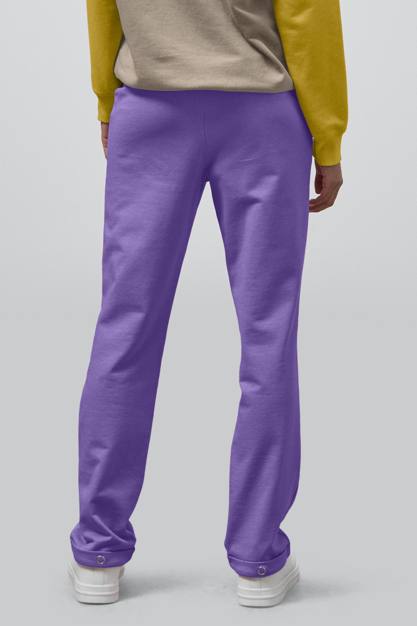 Roll -Up Hem Jersey Trousers