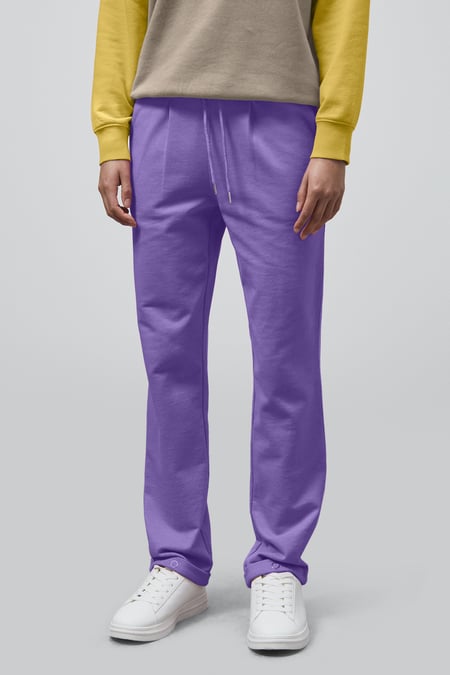 Roll -Up Hem Jersey Trousers