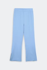 Jersey Ribbed Side slit Leggings