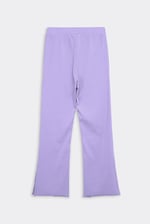 Jersey Ribbed Side slit Leggings