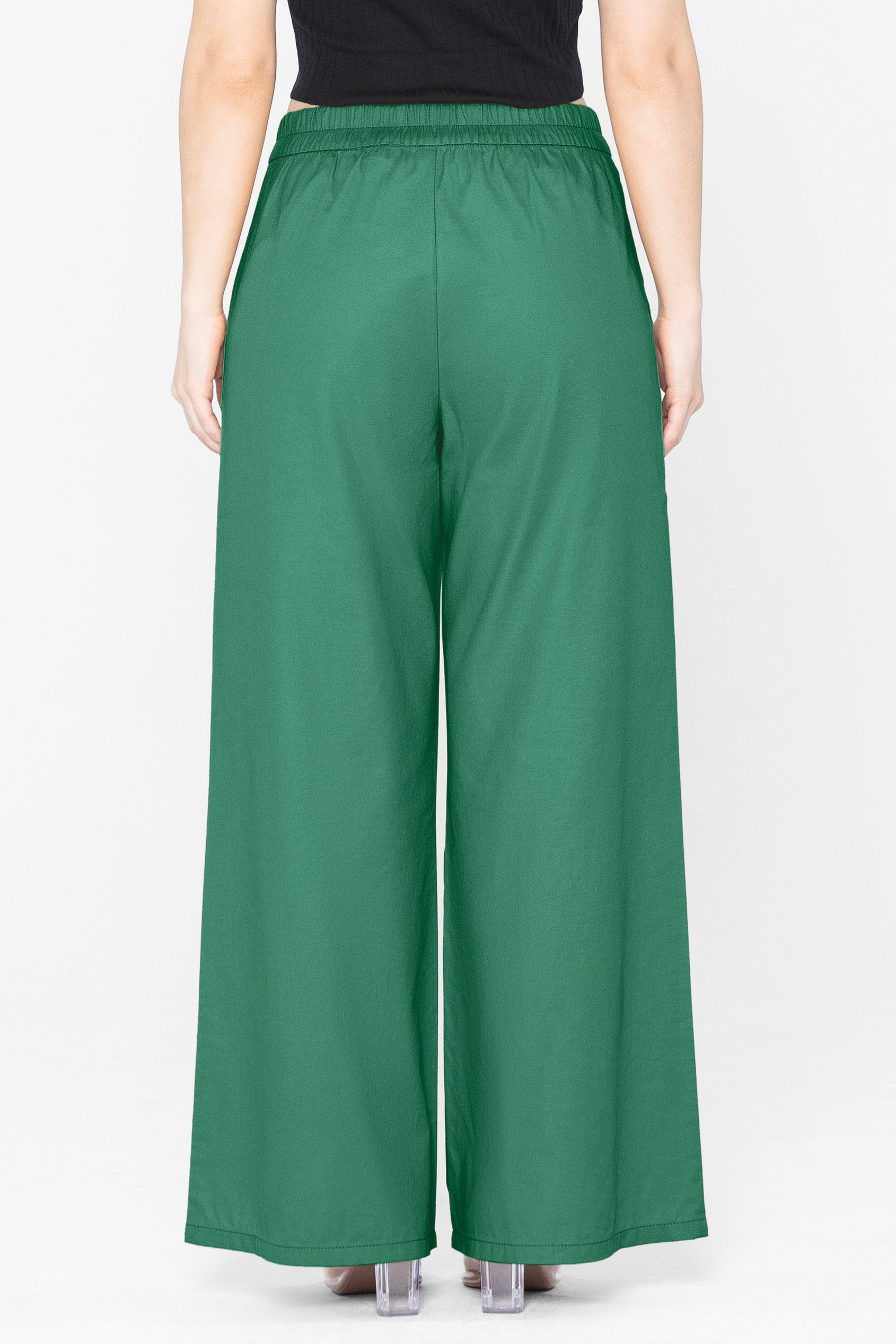 Comfort Stretch Wide Leg Trousers
